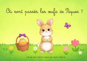 Aperçu - Affichage - Où sont passés les œufs de Pâques - kamishibaï - Page de couverture