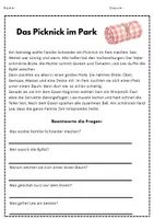 Vorschau - Arbeitsblätter - Leseverständnis Sommer Klasse 3 mit Lösungen - Seite 3