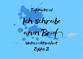 Vorschau - Unterrichtsreihen - Materialpaket "Ich schreibe einen Brief" - Seite 1