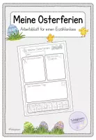 Vorschau - Arbeitsblätter - Meine Osterferien: Erzählanlass (Arbeitsblatt) - Deckblatt