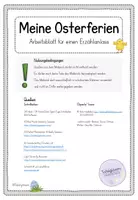 Vorschau - Arbeitsblätter - Meine Osterferien: Erzählanlass (Arbeitsblatt) - Seite 1