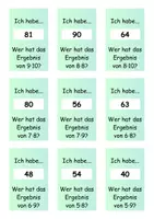Vorschau - Spiele - Einmaleins spielerisch üben: „Ich habe, wer hat?“ 1x1 - Seite 2