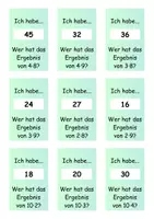 Vorschau - Spiele - Einmaleins spielerisch üben: „Ich habe, wer hat?“ 1x1 - Seite 3