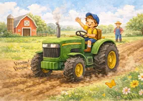 Vorschau - Bildkarten - Early English: Farm Animals Story, Kamishibai Karten & Arbeitsblätter, Englisch Klasse 1–3, Grundschule, DaZ / DaF Material - Seite 1