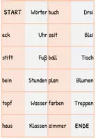 Vorschau - Arbeitsblätter - Komposita | zusammengesetzte Nomen – Wortbildung, Domino, Stationen | Klasse 2-3 - Seite 2
