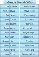 Vorschau - Arbeitsblätter - Komposita | zusammengesetzte Nomen – Wortbildung, Domino, Stationen | Klasse 2-3 - Seite 3