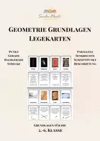 Vorschau - Bildkarten - Lernkarten Geometrie - Gerade, Halbgerade, Srecke, usw. - Deckblatt