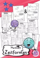Vorschau - Arbeitsblätter - Merkheft Zeiformen - Deckblatt