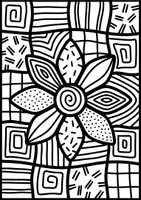 Vorschau - Arbeitsblätter - Blumen Pop Art zum Weiter- und Ausmalen - Kunst im Frühling & Sommer - Seite 1