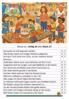 Vorschau - Arbeitsblätter - Lesen/Entscheidungsfragen "Geburtstag" - Seite 3