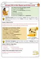 Vorschau - Arbeitsblätter - Schrift im Alten Ägypten Hieroglyphen AB2 Fördermaterial & DaZ (Klasse 5/6) - Seite 3
