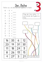 Vorschau - Arbeitsblätter - Einmaleins Arbeitsblätter - zweifach differenziert - Seite 3