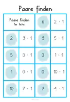 Vorschau - Spiele - Einmaleins- Paare finden - spielerisch lernen - Seite 1