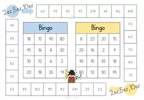 Vorschau - Spiele - Würfel Bingo Einmaleins - spielerisch das 1x1 üben - Seite 2