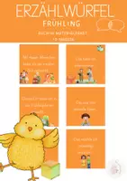 Vorschau - Spiele - Erzählwürfel Frühling / Sprechanlass Frühlingsferien - Deckblatt