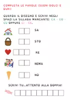 anteprima - Esercizi - Verifica facilitata Italiano - Scrittura e lettura - Pagina di copertina
