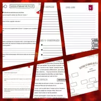 Aperçu - Feuilles d'exercices - Lettres d'amour de 0 à 10 - Dossier - Page de couverture