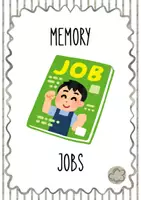 Vista previa - Juegos / Gamificación - JOBS - Juego de Memory de vocabulario en inglés - Portada