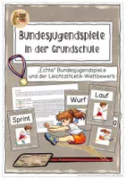 Vorschau - Stationenlernen - Bundesjugendspiele in der Grundschule (Wettkampf- und Wettbewerb) - Deckblatt