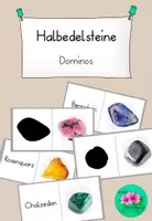 Vorschau - Spiele - Domino Halbedelsteine - spielerisch üben - Deckblatt