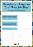 Vorschau - Unterrichtsreihen - Filmanalyse am Beispiel von "Small Things Like These" - Deckblatt