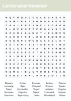 Voorbeeld - Lente werkboekje: Puzzelen, kleuren, schrijven & meer! 🐣🌸 - Pagina 2