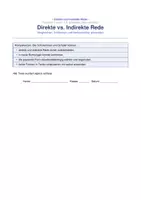 Vorschau - Unterrichtsreihen - StoryLab - Direkte vs. indirekte Rede | Vergleichen, umformen & situationsgerecht anwenden – Deutsch Sek I - 6./7./8. Klasse / Schulstufe - Seite 1