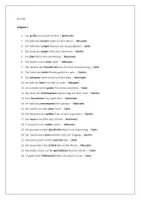 Vorschau - Arbeitsblätter - Adjektivendungen üben – bestimmte und unbestimmte Artikel - Deckblatt