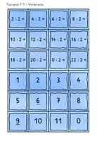 Vorschau - Spiele - Einmaleins 2er-Reihe Pärchenspiel - Seite 3