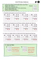 Vorschau - Arbeitsblätter - Schriftliches Subtraktion - leicht - Seite 1
