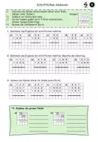 Vorschau - Arbeitsblätter - Schriftliches Subtraktion - mittel - Deckblatt