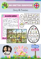 Aperçu - Jeux - AN EASTER SURPRISE – Story & Puzzles - Page de couverture