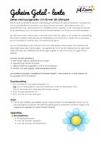 Voorbeeld - Lente - Geheim Getal - Cijferspel - Buurgetallen t/m 10 - Pagina 2