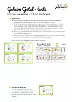 Voorbeeld - Lente - Geheim Getal - Cijferspel - Buurgetallen t/m 10 - Pagina 3