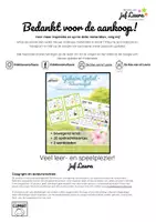 Voorbeeld - Lente - Geheim Getal - Kleurenspel - Buurgetallen t/m 10 - Pagina 1
