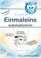 Vorschau - Fördermaterial/Inklusion - Übungsheft Einmaleins - zum Automatisieren - Deckblatt
