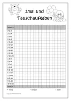 Vorschau - Fördermaterial/Inklusion - Übungsheft Einmaleins - zum Automatisieren - Seite 3