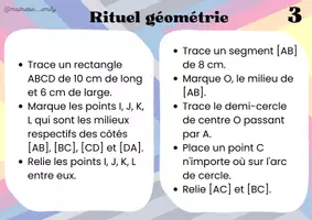 Aperçu - Apprentissages en autonomie - Rituel de programme de construction - géométrie Cycle 3 - Page 3