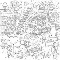 Vorschau - Arbeitsblätter - Wimmelbild mit Gucklochmethode zum Anlaut L mit differenziertem Material für die Klassen 1 bis 3 - Seite 2