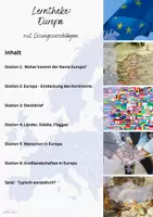 Vorschau - Unterrichtsreihen - Lerntheke Europa Klasse 6 (+Lösungen) - Seite 1