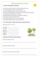 Vorschau - Arbeitsblätter - Silben und Wörter verstehen - Deckblatt