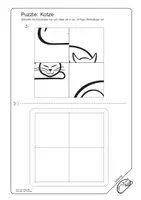 Vorschau - Arbeitsblätter - Tierische Puzzles mit 4 Puzzleteilen - Seite 3