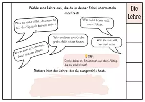Vorschau - Arbeitsblätter - Fabel schreiben – Schreibplan, Checkliste & Flipbook - Seite 2