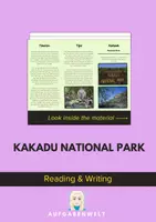 Vorschau - Arbeitsblätter - Kakadu National Park: Reading and Writing (English) - Deckblatt
