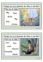 Vorschau - Fördermaterial/Inklusion - Freies Schreiben, Frühling, Geschichte erfinden, Schreibzeit - Seite 3