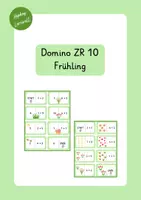Vorschau - Spiele - Domino ZR 10 Frühling (Addition) - Deckblatt