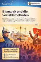 Vorschau - Klassenarbeiten - Klausuren Bismarck & Kaiserreich | Innenpolitik, Sozialistengesetz & historische Urteile | Oberstufe + EWH - Seite 1