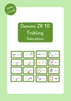 Vorschau - Spiele - Domino ZR 10 Frühling (Subtraktion) - Deckblatt