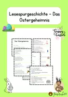 Vorschau - Arbeitsblätter - Lesespurgeschichte - Das Ostergeheimnis - Deckblatt