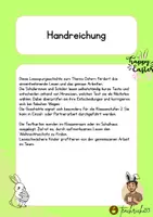 Vorschau - Arbeitsblätter - Lesespurgeschichte - Das Ostergeheimnis - Seite 1